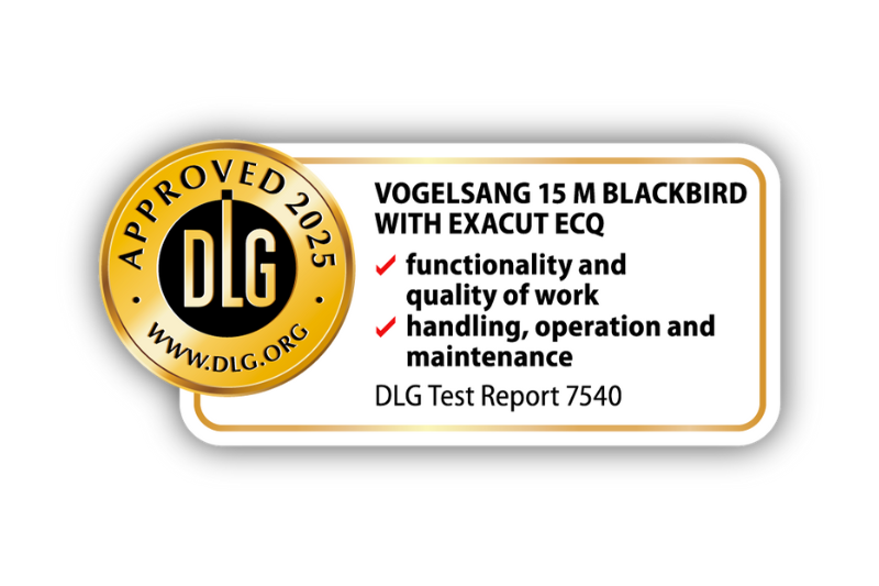 DLG Certified for Vogelsang ExaCut ECQ slurry macerator